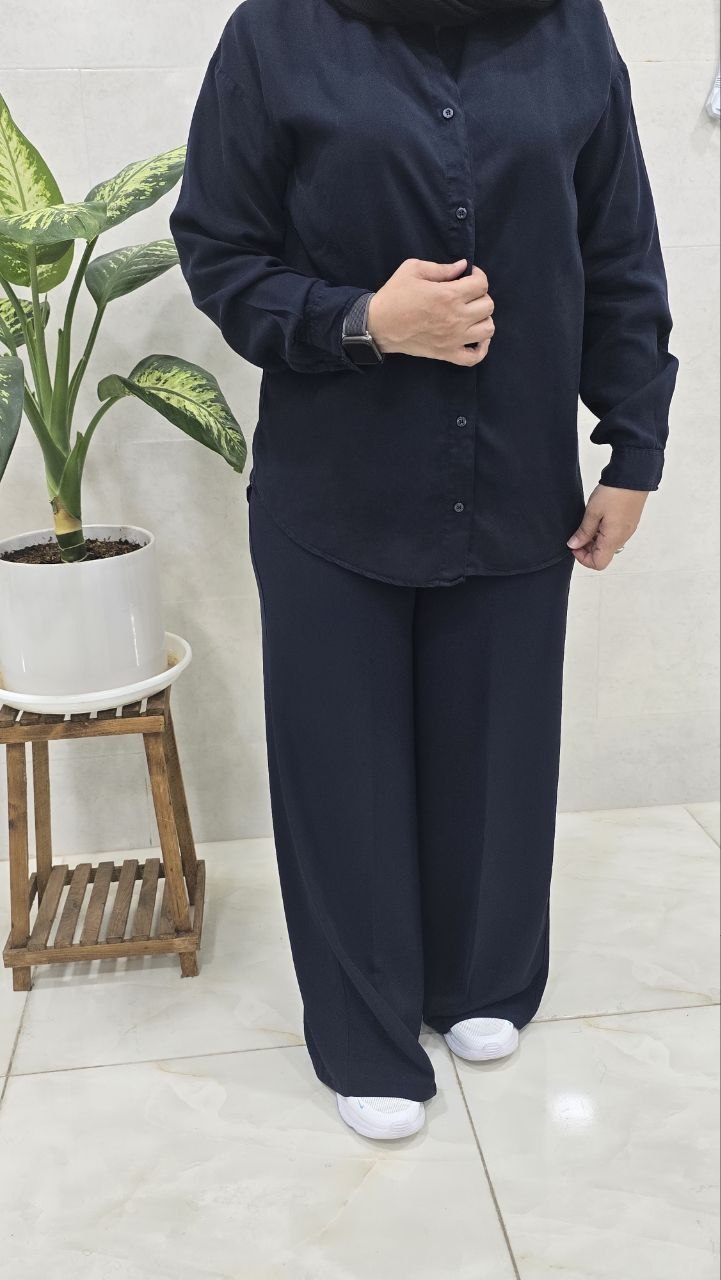 شومیز کتان سیلک